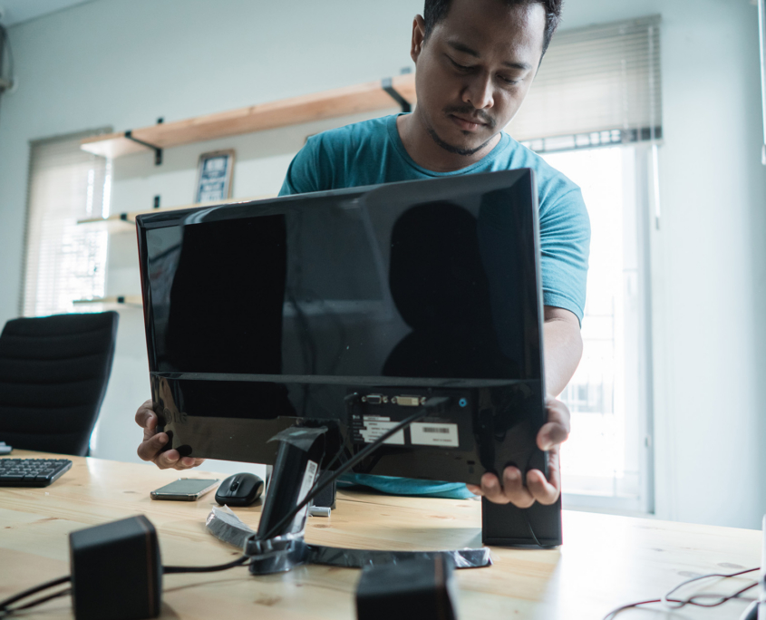 IT Hardware Procurement Installing Monitor It Hardware Procurement Installing Monitor